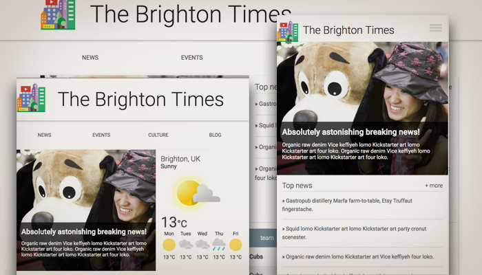 Brighton Times Website